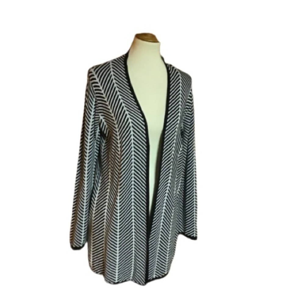 By design striped boho cardi